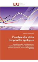 L Analyse Des Séries Temporelles Appliquée