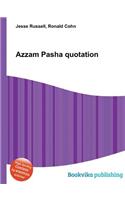 Azzam Pasha Quotation