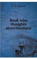 Book wise thoughts about business