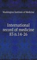 International record of medicine