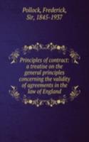 Principles of contract