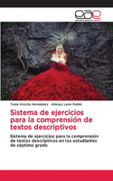 Sistema de ejercicios para la comprensión de textos descriptivos