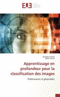 Apprentissage en profondeur pour la classification des images
