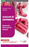 Auxiliar de Enfermeria Diputacion Provincial de Almeria. Temario y Test Bloque I