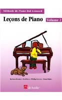 Piano Lessons Book 2 - French Edition