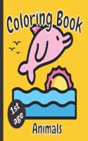 Animals Coloring Book 1st age