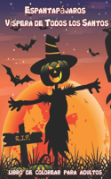 Espantapájaros Víspera De Todos los Santos libro De Colorear Para Adultos