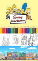 Simpson Family Coloring