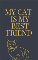 MY CAT IS MY best friend log book