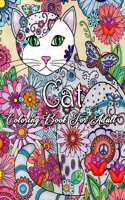 Cat Coloring Book for Adults