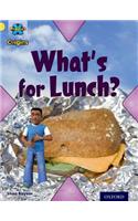 Project X Origins: Yellow Book Band, Oxford Level 3: Food: What's for Lunch?: (Project X Origins)