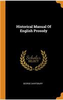 Historical Manual of English Prosody