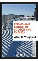 Poems and Songs, in Scotch and English