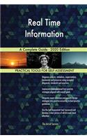 Real Time Information A Complete Guide - 2020 Edition
