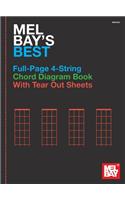 Mel Bay's Best Full-Page 4-String Chord Diagram: Book with Tear out Sheets