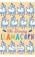 The Dancing Llamacorn Notebook: A journal / Notebook for Magical Girls