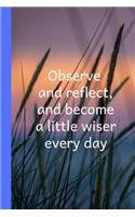 Observe and reflect, and become a little Wiser Every Day