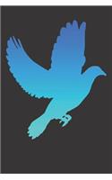 Notebook: College Ruled 6x9 120 Pages Dove Birdwatching Pigeon Fly Gift