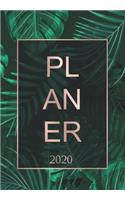 Planer 2020: Kalender 2020 Terminplaner - planen, notieren, organisieren - Übersichtlich 1 Woche auf 2 Seiten