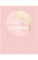 Wedding Planner: Beautiful Pink Party Planner And Organizer Notebook With Checklists, Budget Planner, Contact Lists, Menu Planner, Calendar And More [Large size 8.5 