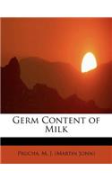 Germ Content of Milk