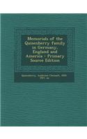 Memorials of the Quisenberry Family in Germany, England and America