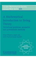 A Mathematical Introduction to String Theory