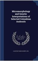 Micromorphology and Genetic Interpretations of Selected Colombian Andosols