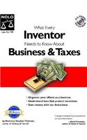 What Every Inventor Needs to Know about Business & Taxes
