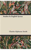 Studies In English Syntax