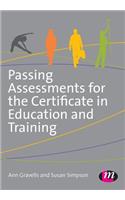 Passing Assessments for the Certificate in Education and Training