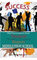 What Parents Need to Know Student Weekly Progress Report Middle/High School