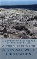 A Letter to the People of the End Times
