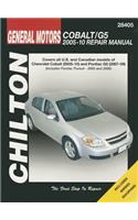 Chilton Total Car Care GM: Chevrolet Cobalt, 2005-10 & Pontiac G5, 2007-09 & Pursuit 2005-2006 Repair Manual