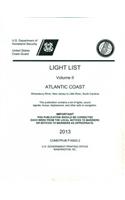 Light List, Volume 2: Atlantic Coast, Shrewsbury River, NJ to Little River, South Carolina 2013