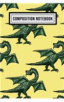 Dragon Wide Ruled Composition Notebook