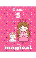 unicorn journal i am 5 and magical