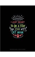 I Just Want To Be A Stay At Home Cat Mom: Graph Paper Notebook - 0.25 Inch (1/4") Squares(1980 Graph Paper Notebook - 0.25 Inch (1/4") Squares)