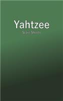 Yahtzee Score Sheets