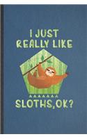 I Just Really Like Sloths Ok