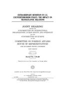 Extraordinary rendition in U.S. counterterrorism policy