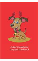 christmas notebook 120 pages sketchbook: christmas dog sketchbook christmas diary christmas booklet christmas recipe book dog sketchbook christmas journal 120 pages 6x9 inches ca. DIN A5