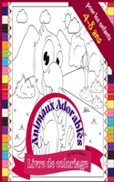 Livre de coloriage Animaux Adorable pour les enfants 4 a 8 ans