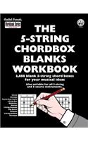 The 5-String Chordbox Blanks Workbook: (English)