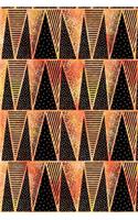 Journal Notebook Abstract Triangles Pattern 2