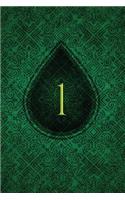 Monogram 1 Journal: Blank Notebook Diary Memoir Log Logue