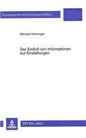 Der Einfluß Von Informationen Auf Einstellungen