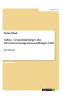 Airbus - Herausforderungen des Informationmanagements am Beispiel A380