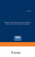 Haloidsalze, Fluoride, Organische Verbindungen (Kohlen, Asphalt, Erdöl), Nachträge, Generalregister
