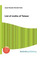 List of Moths of Taiwan